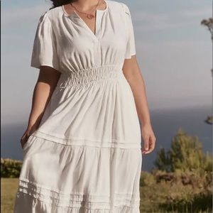 Anthropologie Somerset Maxi Dress Linen Edition